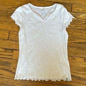 Abercrombie kids white top